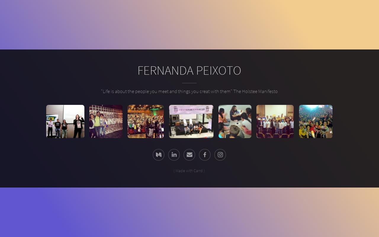 Carrd profile picture for @fernanda